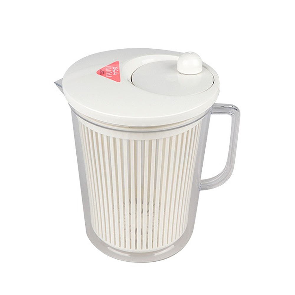 일본 야마켄 손잡이 야채탈수기 2.5L 샐러드 채소