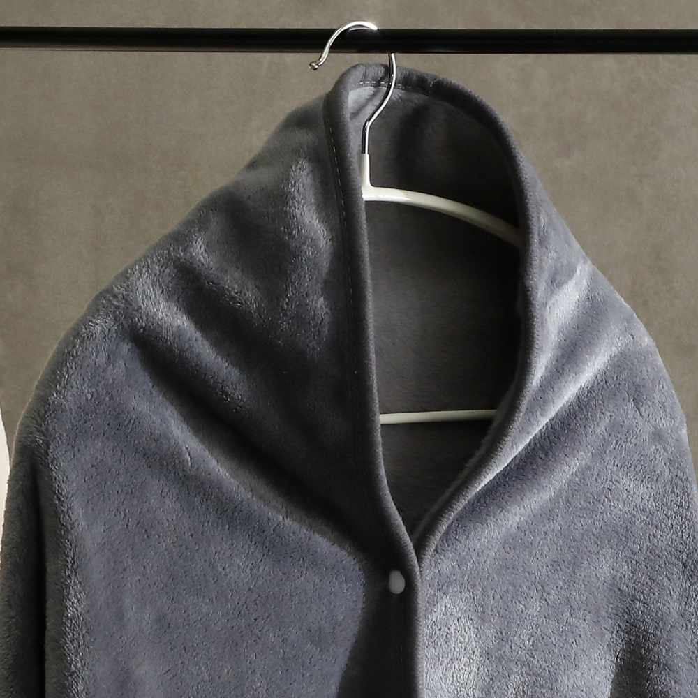 똑딱이 입는담요 망토 무릎 담요 대형 학생 극세사 블랭킷