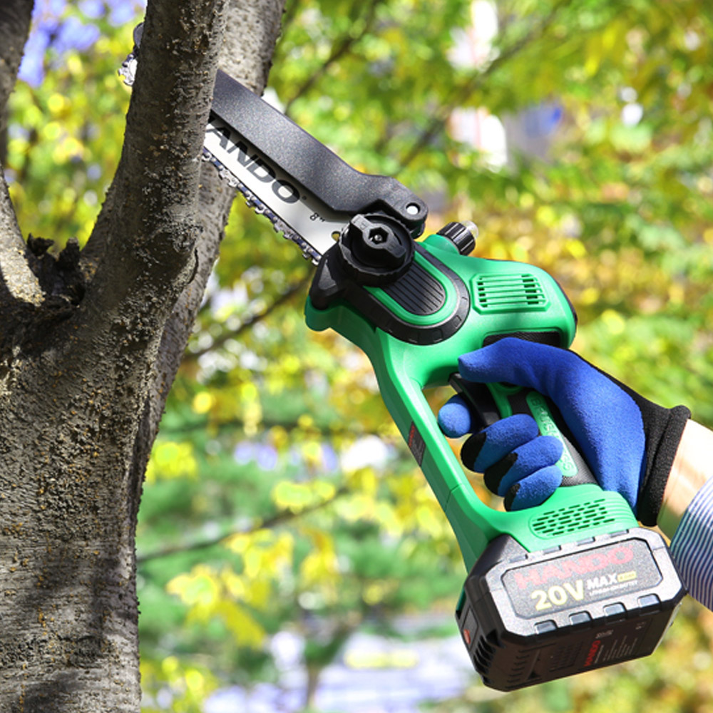 마끼다 호환 무선 전기톱 20cm 충전식 체인톱 전동톱 배터리 풀세트
