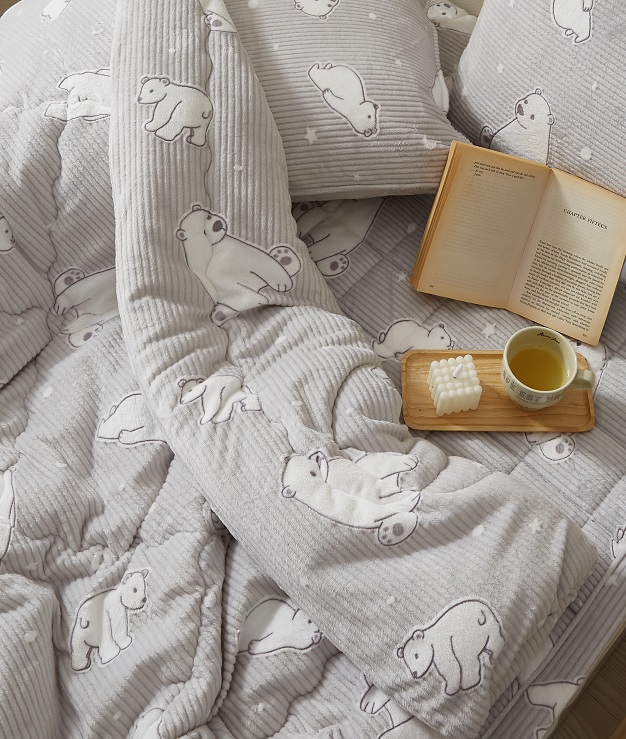 극세사 이불 세트 겨울 어린이 침구 밍크