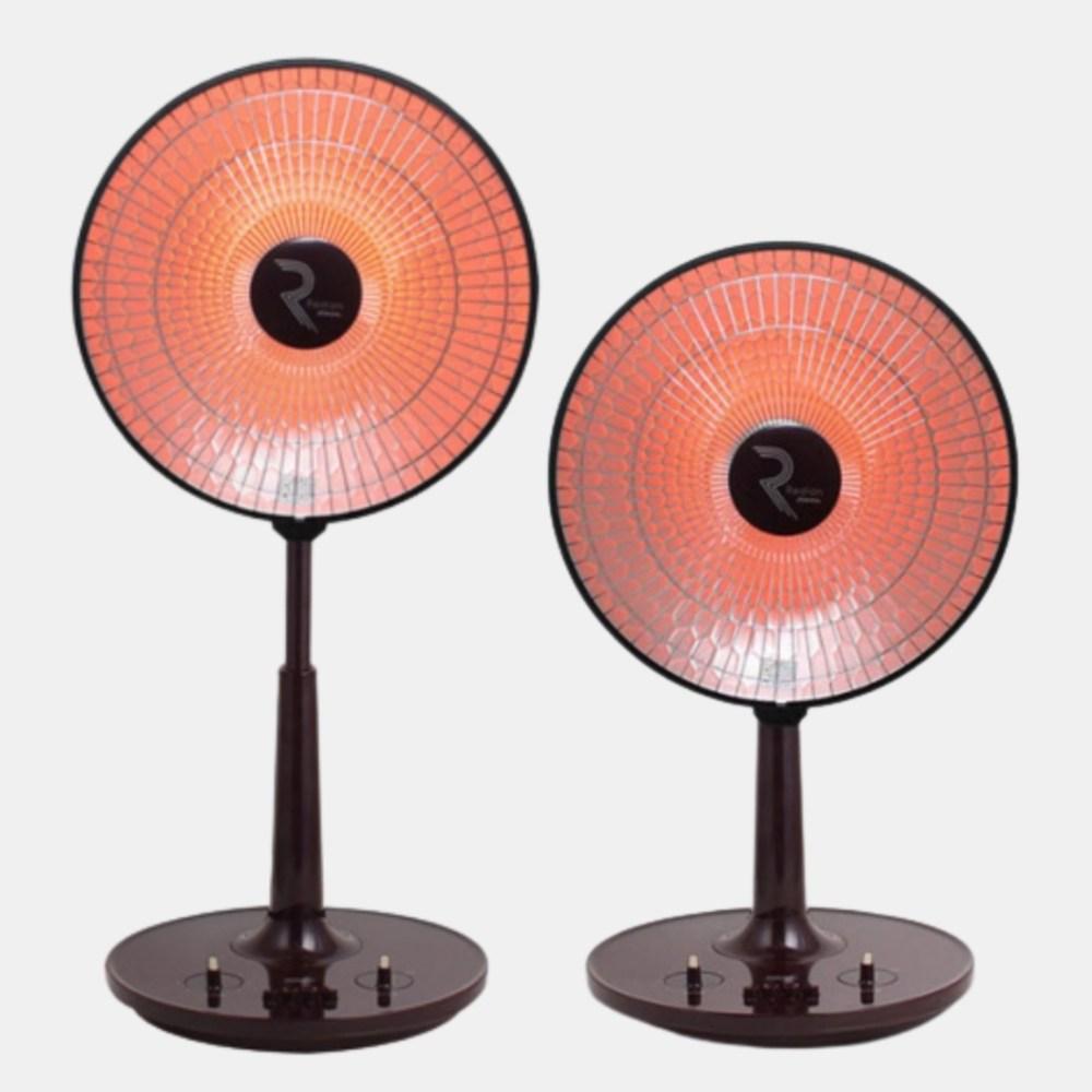 가정용히터 14인치 선풍기형전기히터 캠핑온열기 사무실난로