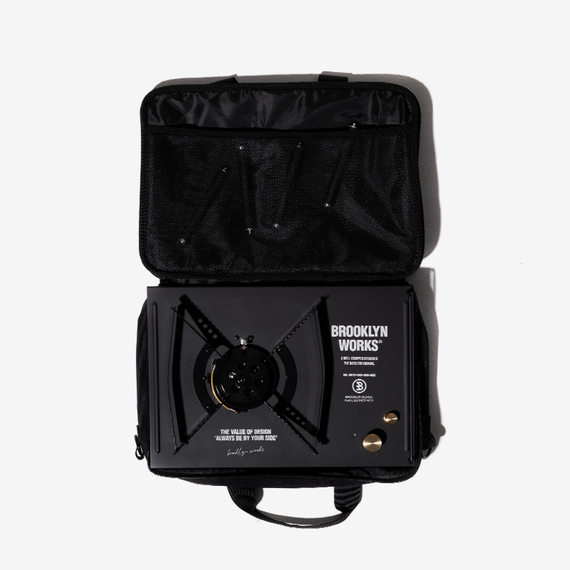 브루클린웍스 플레이트 버너 IGT 호환 캠핑 원버너 스토브 그리들 이소가스