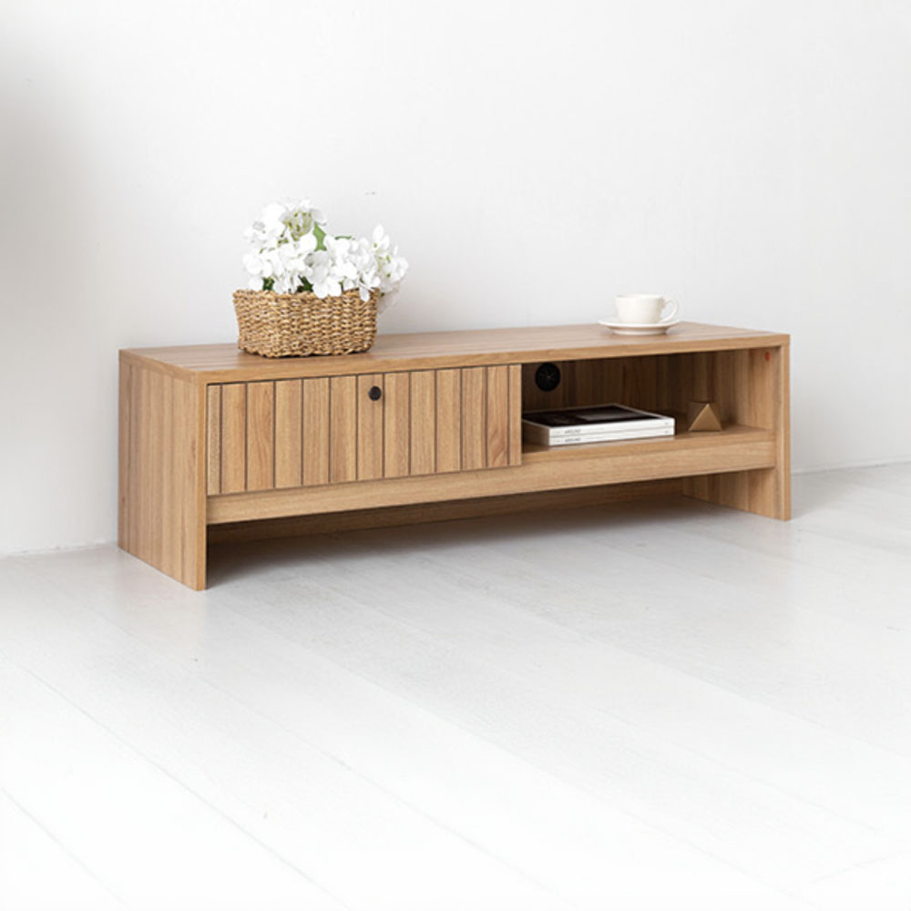 폴라보 TV거실장 넓은 1서랍 TFM35120L 120x400x350mm, 캄포어베니어 3672.7487 이미지 6