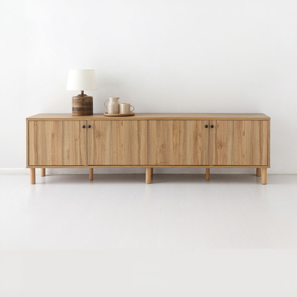 폴라보 TV거실장 도어형 TBM54190T 1900x415x540mm, 캄포어베니어 0735.7740