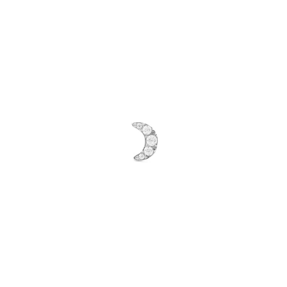 다니엘 웰링턴 MICRO CRYSTAL MOON STUD 크리스탈 베이직 귀걸이 - 상세 이미지 2