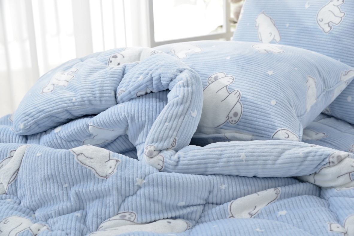 극세사 이불 세트 겨울 어린이 침구 밍크