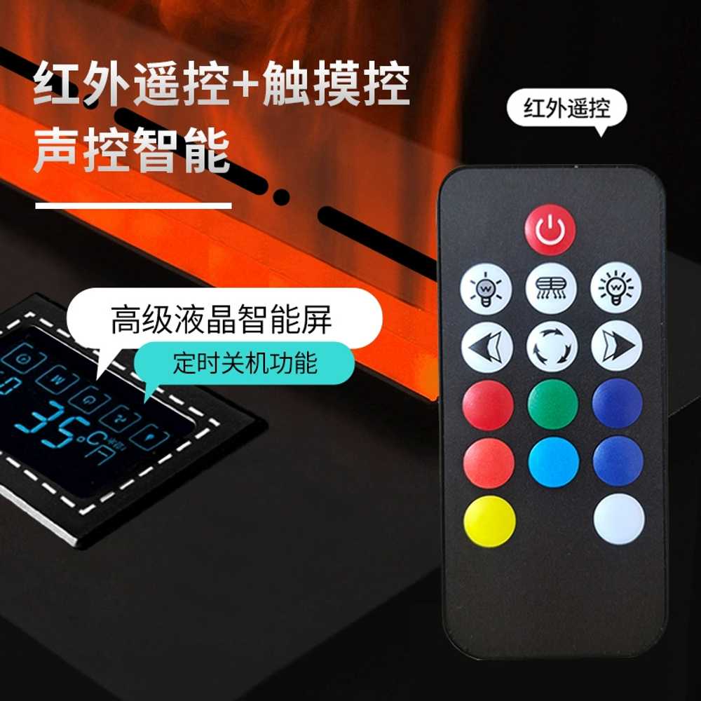 LED 벽난로 가습기 3D불꽃 불멍조명 모닥불 인테리어 - 상세 이미지 3