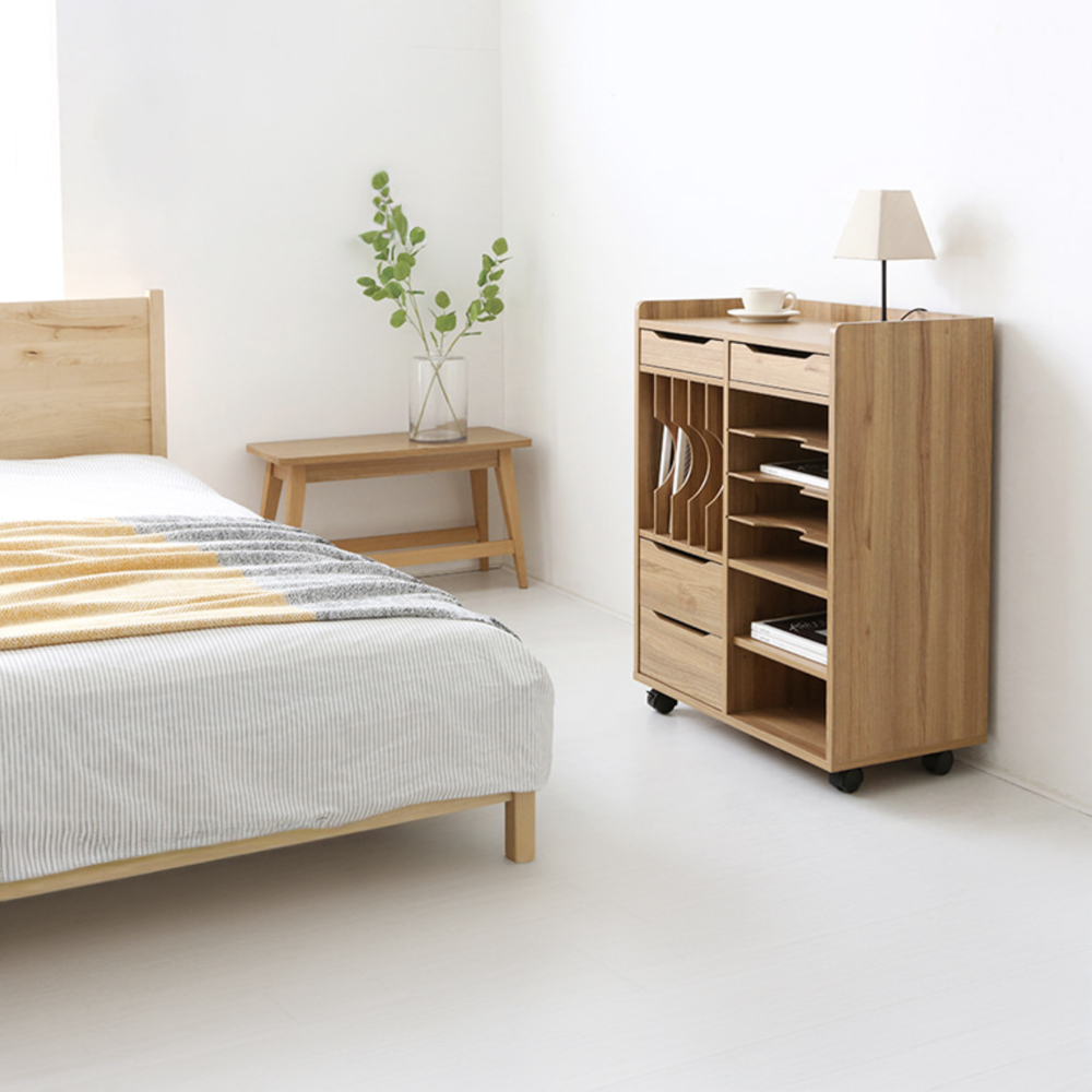 폴라보 체스트 선반장 BSM9075 790x380x905mm, 8단, 캄포어베니어 0349.9477 - 상세 이미지 4