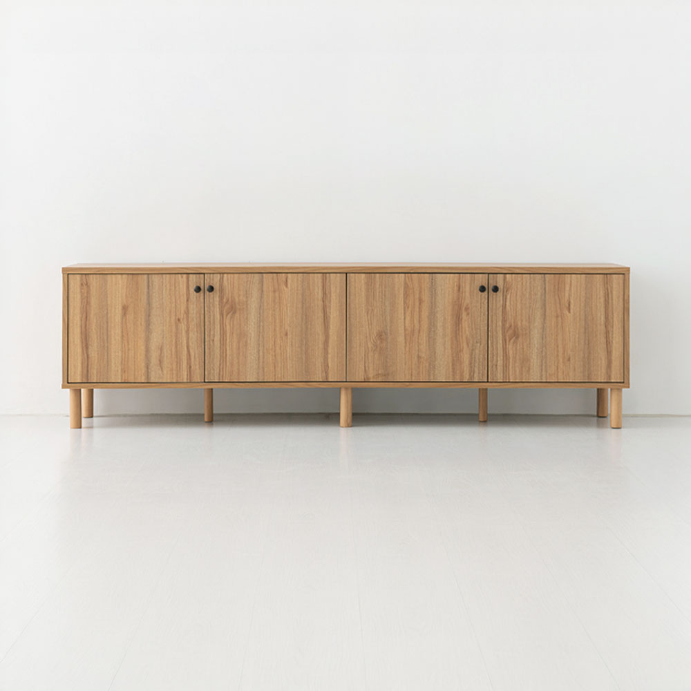 폴라보 TV거실장 도어형 TBM54190T 1900x415x540mm, 캄포어베니어 0735.7740