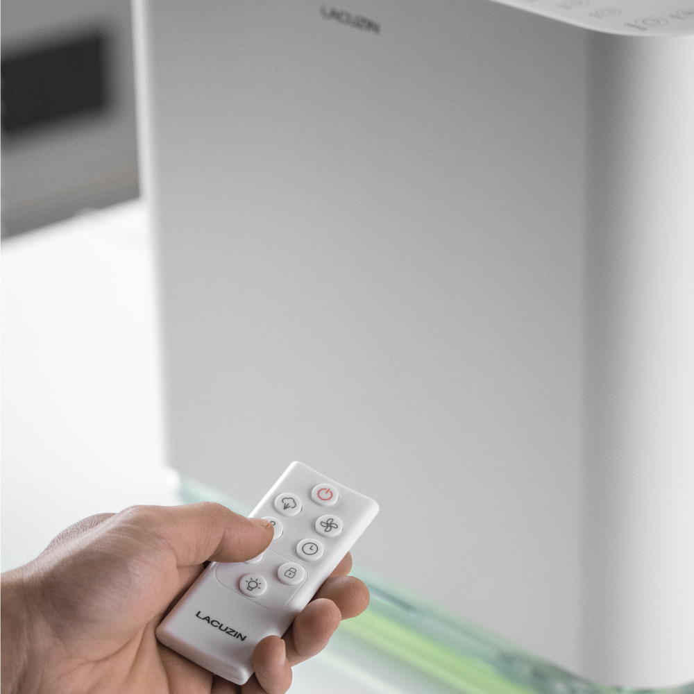 라쿠진 4세대 기화식 가습기 필터 자동건조 통세척 대용량가습기 5L