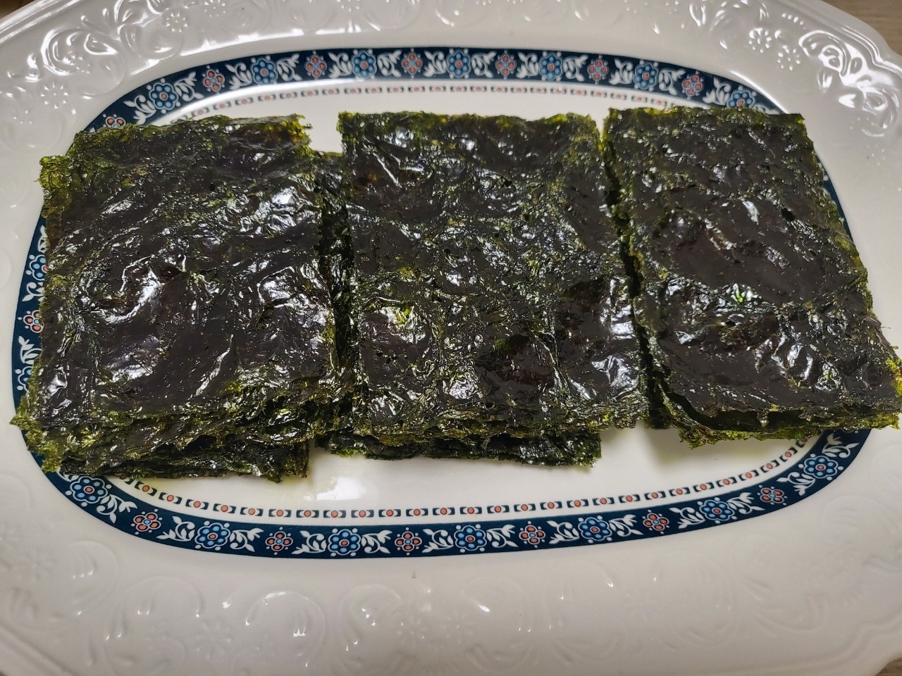 밥상에 없으면 허전한 맛있는 맥반석 수제 파래김 5봉+5봉 고소한 맛의 건강 반찬 이미지 7