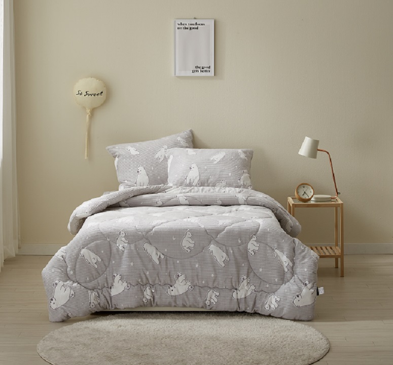 극세사 이불 세트 겨울 어린이 침구 밍크