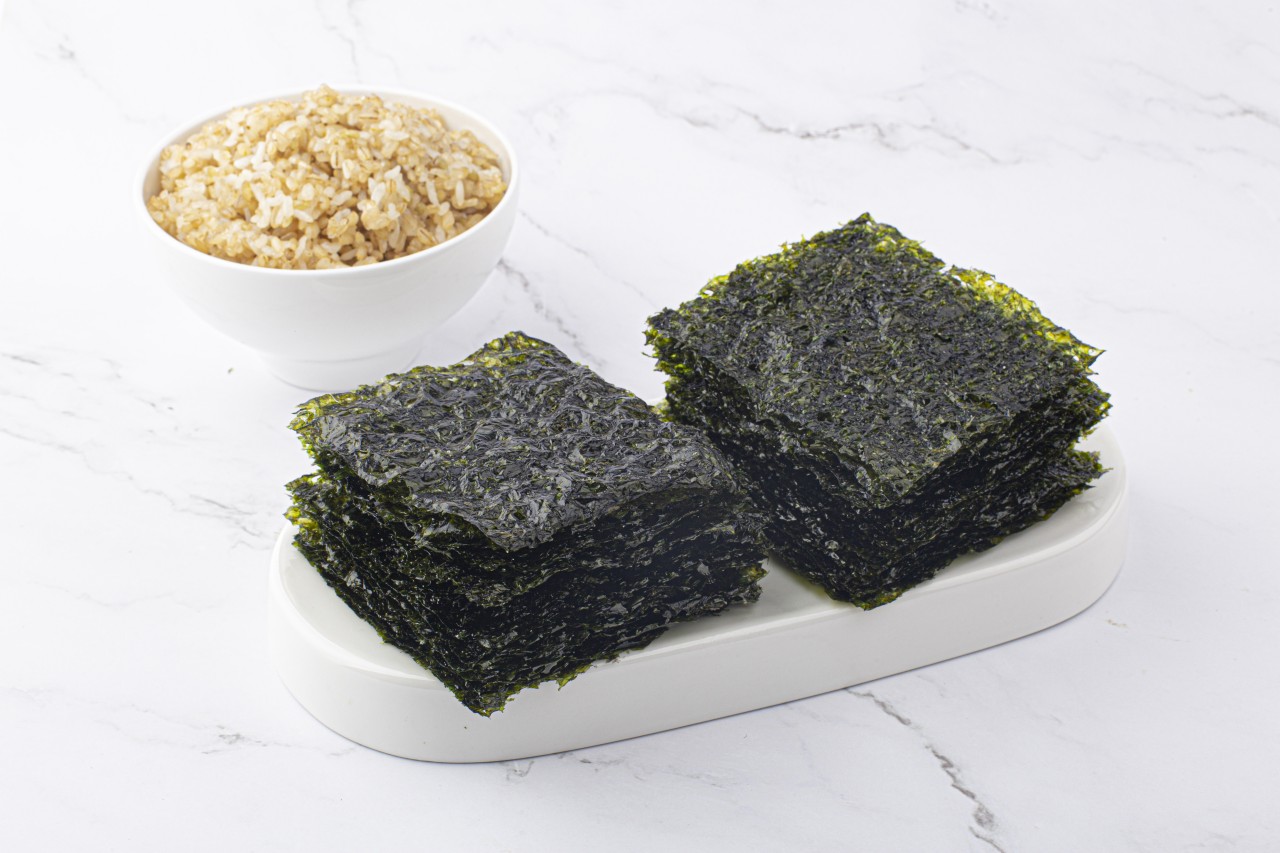 밥상에 없으면 허전한 맛있는 맥반석 수제 파래김 5봉+5봉 고소한 맛의 건강 반찬 - 상세 이미지 3