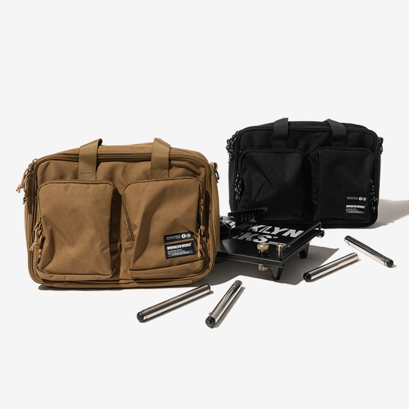 브루클린웍스 플레이트 백 캠핑 버너 수납 가방 노트북 12인치 데일리