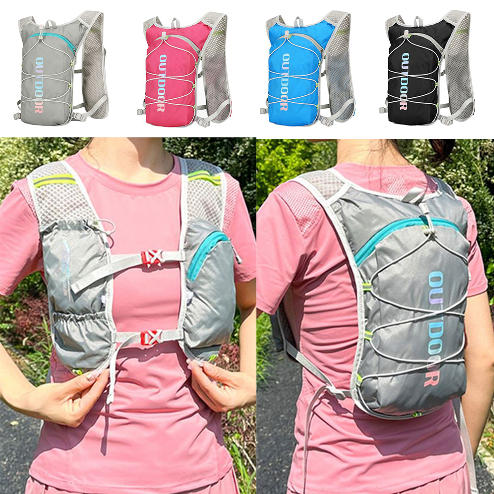 등산 경량 백팩 다용도 간편수납 고밀도 방수 러닝 조끼 가방