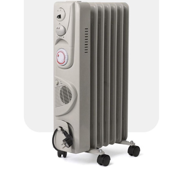 온풍 라디에이터 난방기 화장실용 라디에이터 7핀 화장실 방열기 라지히터 이미지 2