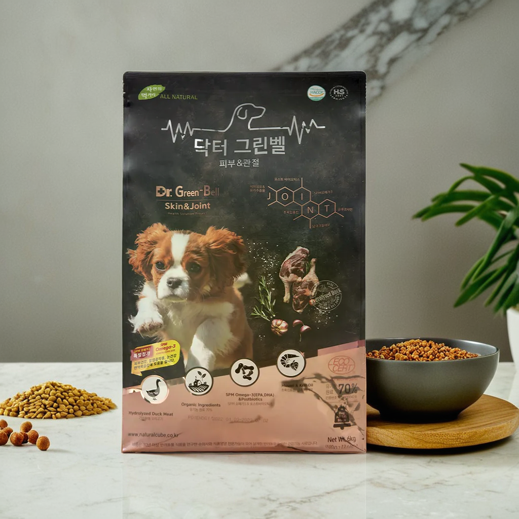 닥터그린벨덕 피부관절 6kg 유기농강아지사료