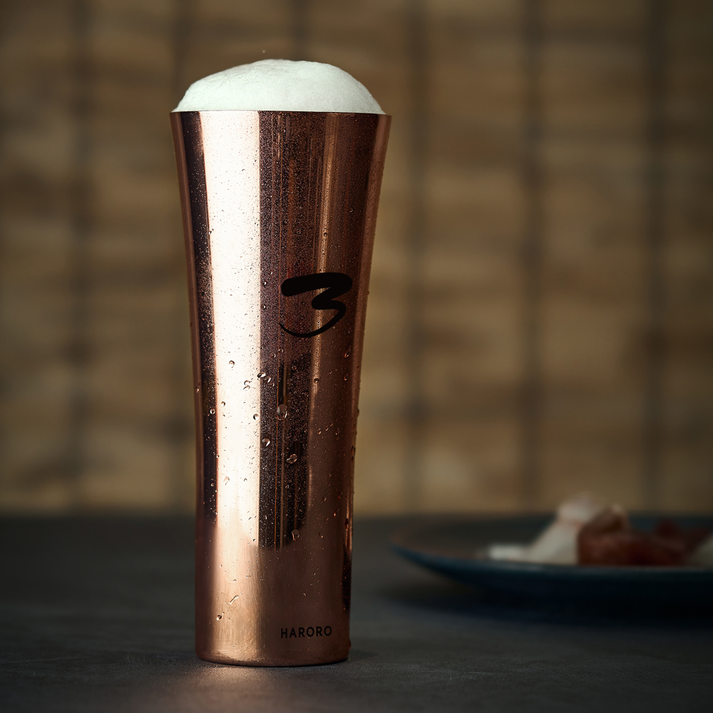 하로로 야마노 스테인 304 로즈 플레인 컵 460ml 스텐 위스키 하이볼 커피 - 상품 이미지