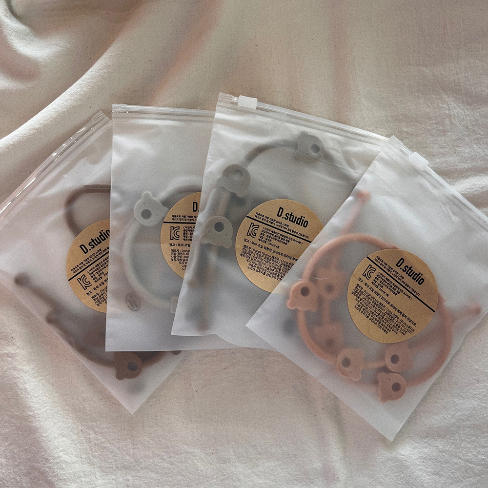 데니쉬스튜디오 실리콘 멀티 스트랩 신생아 클립 조개