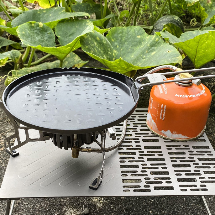 티타늄 후라이팬 구이용 캠핑 백패킹 프라이팬 벨락팬 백마팬