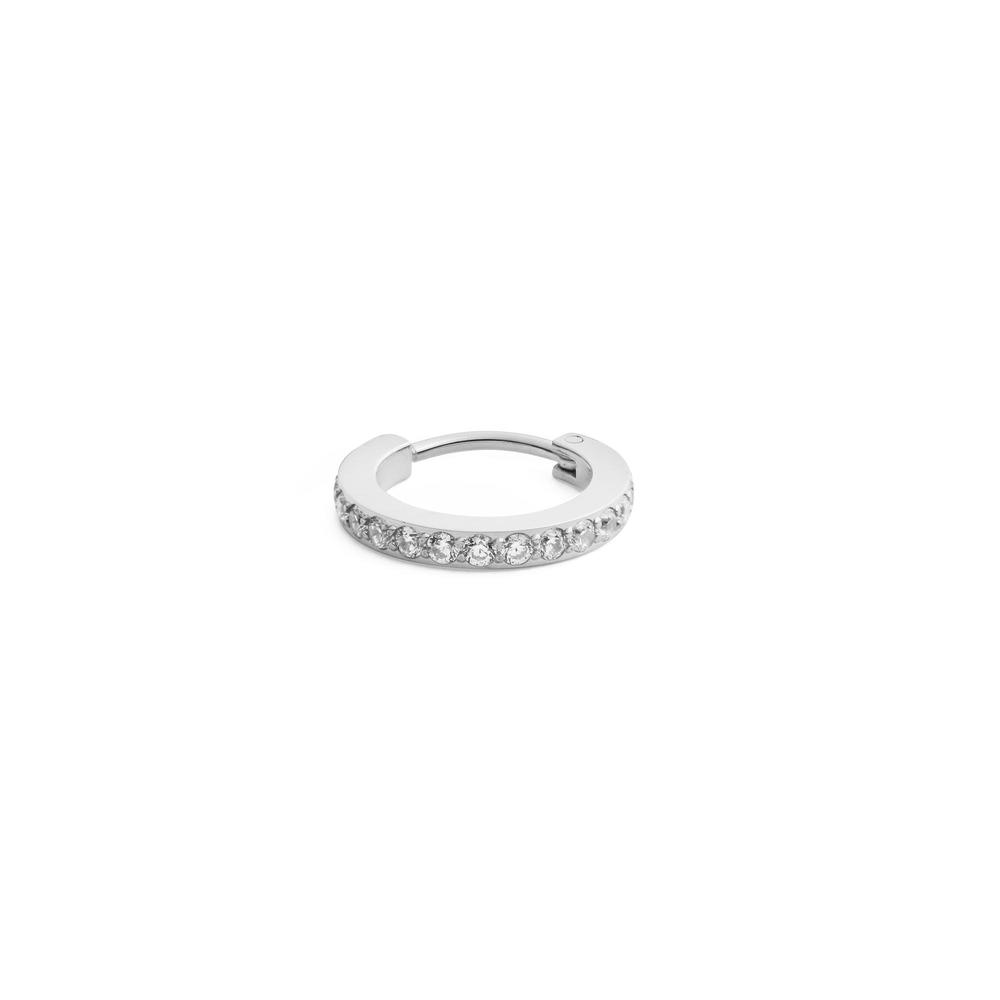다니엘 웰링턴 MICRO CRYSTAL HOOP EARRING 크리스탈 후프링 이어링 - 상세 이미지 2