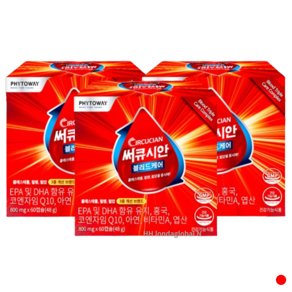 크로노웨이 써큐시안 블러드케어 콜레스테롤 60캡슐X3 : 비엔에스토어