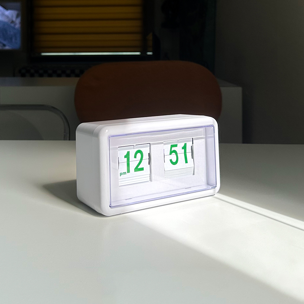 오르미 레트로 마운틴 플립 시계 인테리어 탁상시계 벽걸이시계