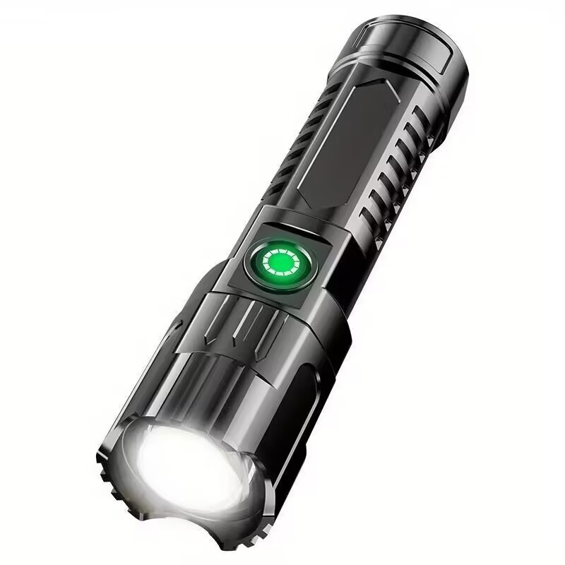 1+1 LED 손전등 K71 고루멘 휴대용 캠핑 손전등 야외 등산 - 상세 이미지 5