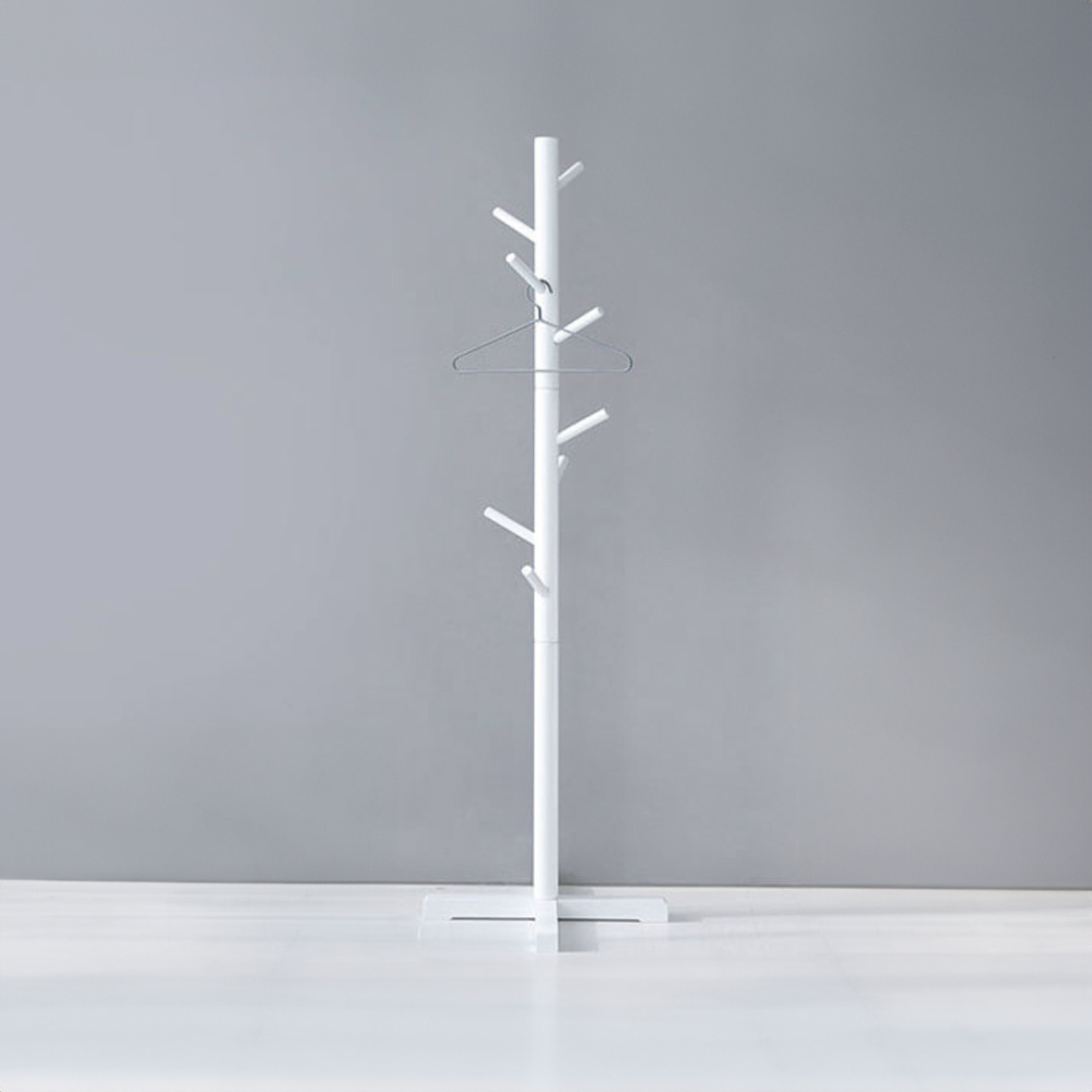 TANG 원목스탠드행거 154 아카시아 화이트