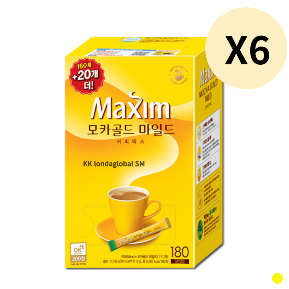 동서 맥심 커피믹스 모카골드 마일드 탕비실 108T X 6 : 비엔에스토어