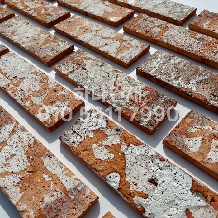 점토 유럽풍 올드브릭 레드포인트 242x78x13T / 하다건재 고벽돌타일