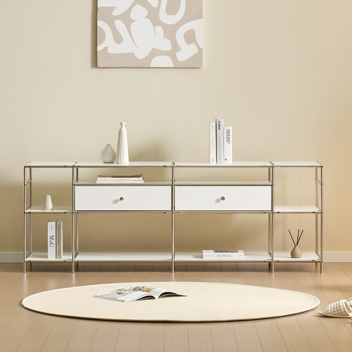 헤이몰리 헤이즈 미드센츄리 모듈 1760 선반장 거실장