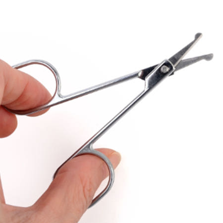 코털 정리 미니 손가락 가위 수염 다듬기