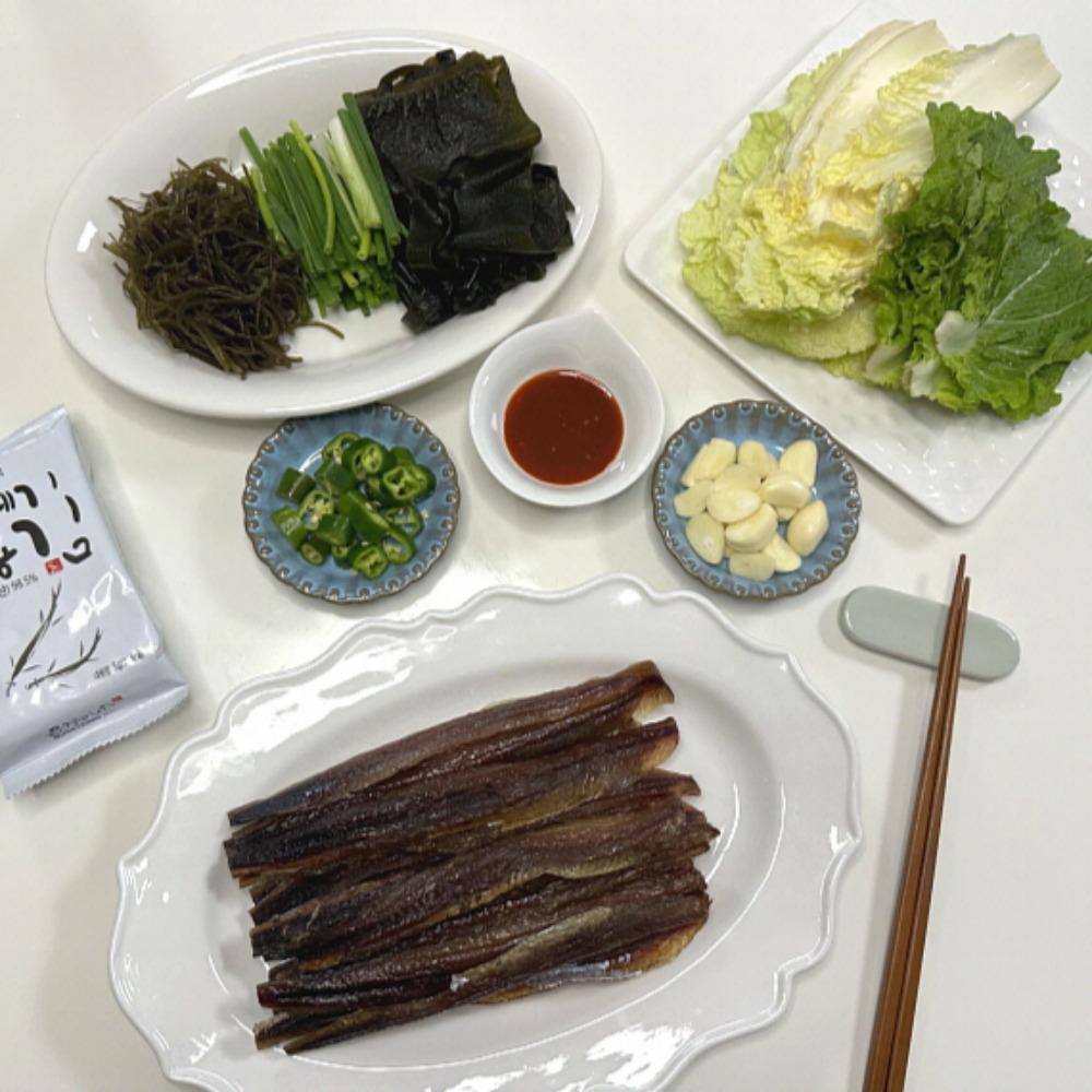 포항 구룡포 과메기 야채세트 손질 청어 - 상세 이미지 2