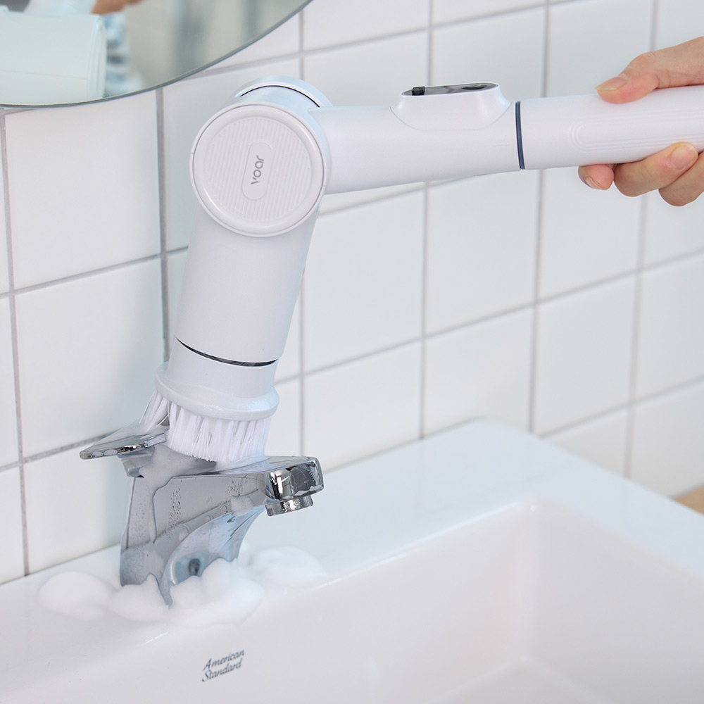 보아르 파워스핀 무선 욕실청소기 완전방수 화장실 자동 핸디 전동 스핀 회전 이미지 2