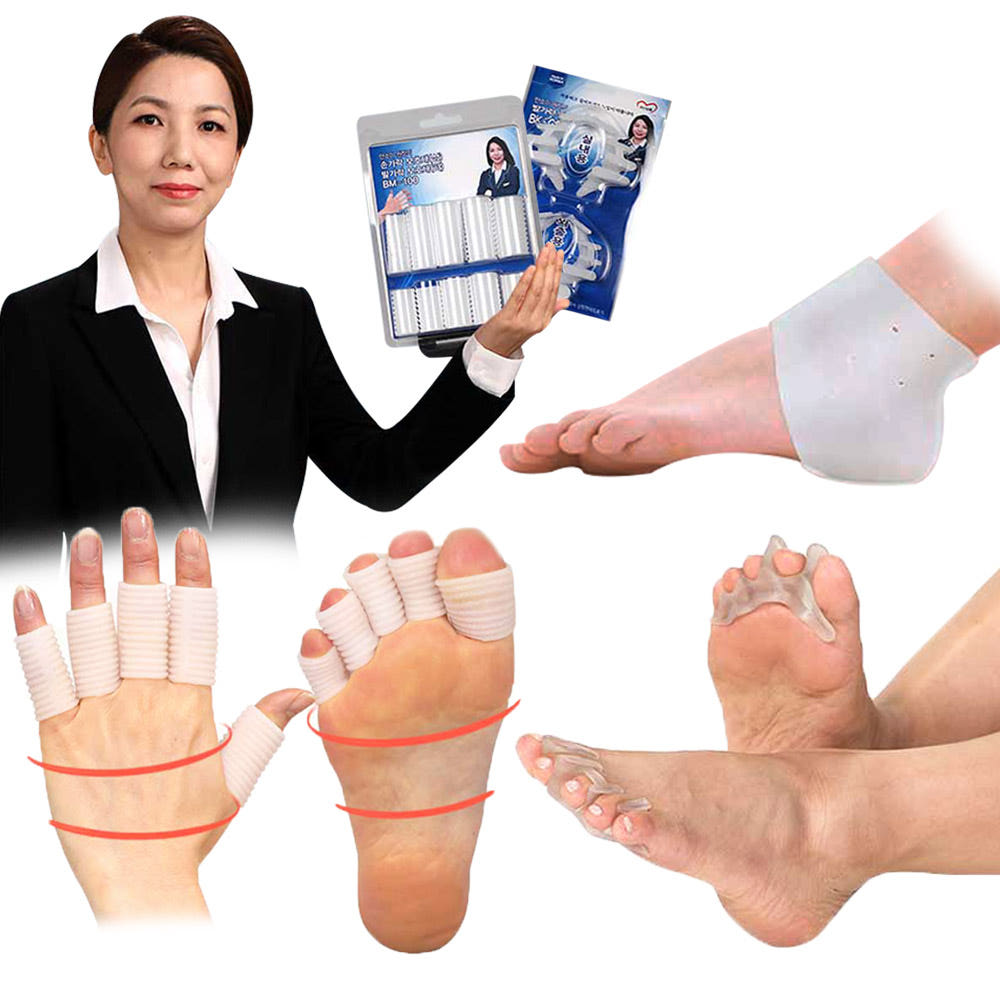 발가락링 BK-골드 프리미엄 안소미원장 발보정 도움기구 발가락교정기