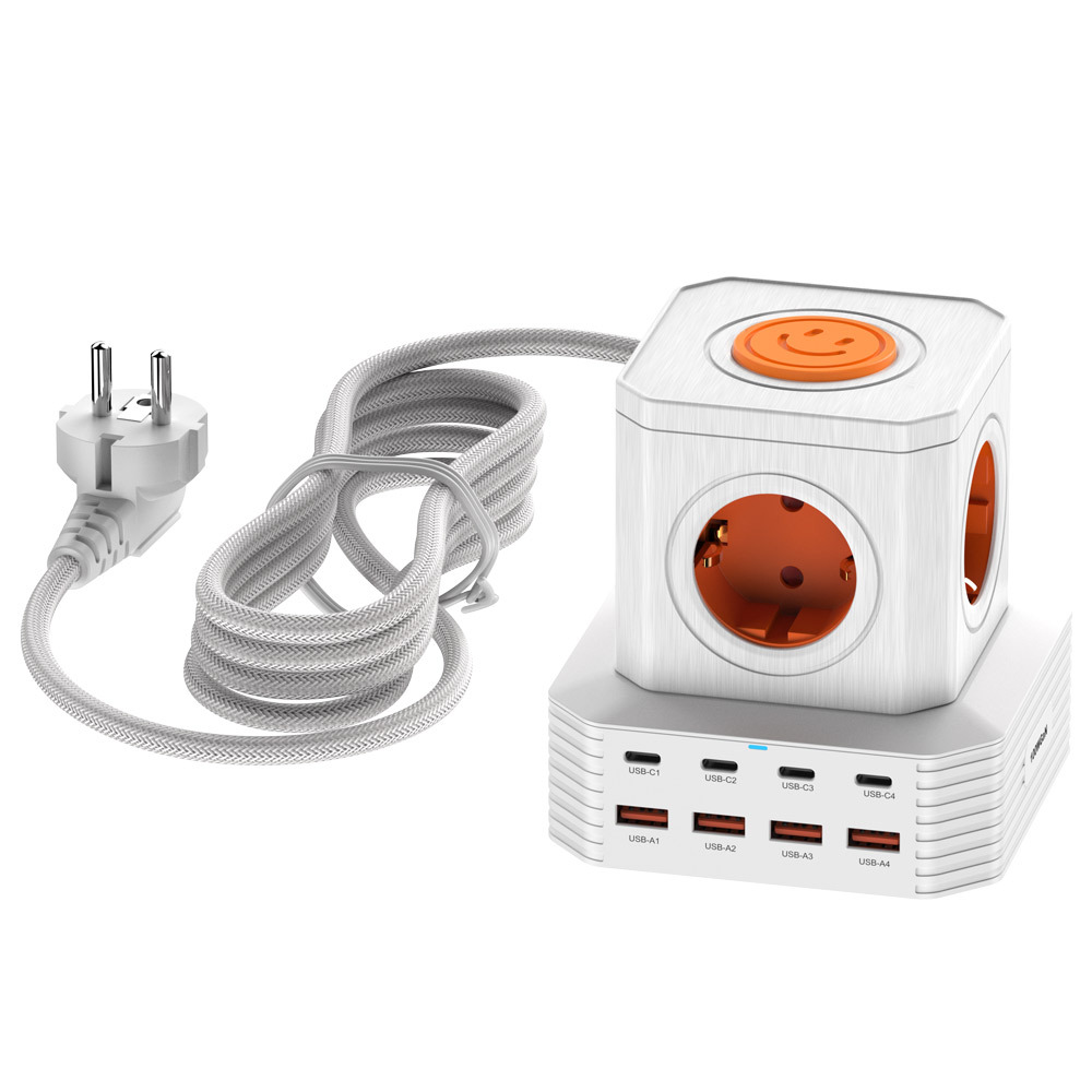접지 타워 4000W 5구 멀티탭 65W C타입 PD USB 초고속멀티충전기 이미지 8