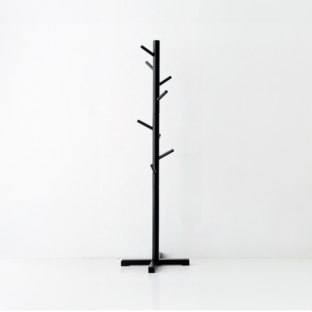 TANG 원목스탠드행거 154 아카시아 블랙