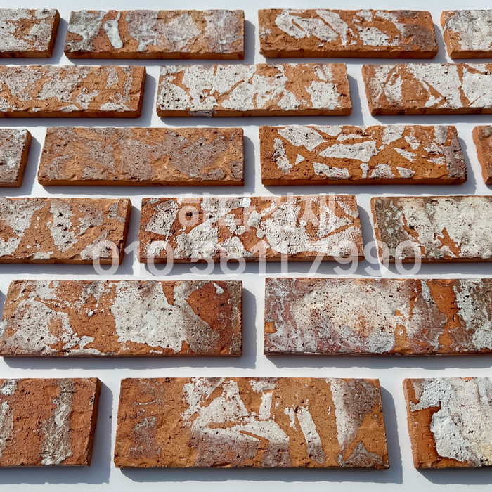 점토 유럽풍 올드브릭 레드포인트 242x78x13T / 하다건재 고벽돌타일