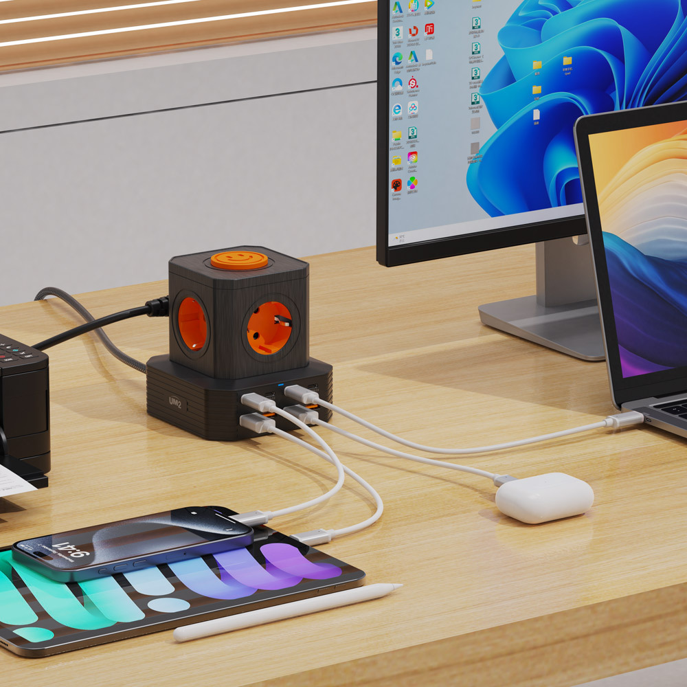 접지 타워 4000W 5구 멀티탭 65W C타입 PD USB 초고속멀티충전기 - 상세 이미지 5