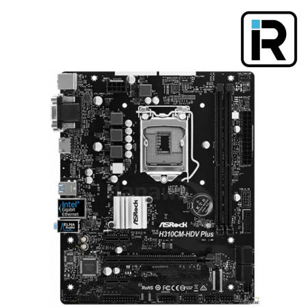 [중고]H310CM-HDV PLUS 8세대 9세대 LGA 1151v2 애즈락 메인보드
