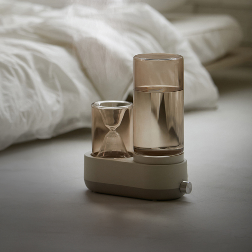 르젠 가열식 가습기 모래시계형 인테리어 디자인