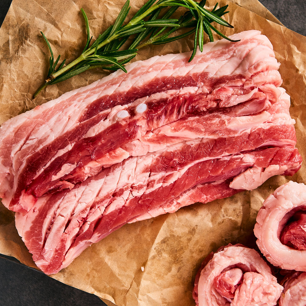 [파파네정육점] 수입산 듀록 삼겹살 500g+목살 500g 돼지고기 구이용 1kg, 1개