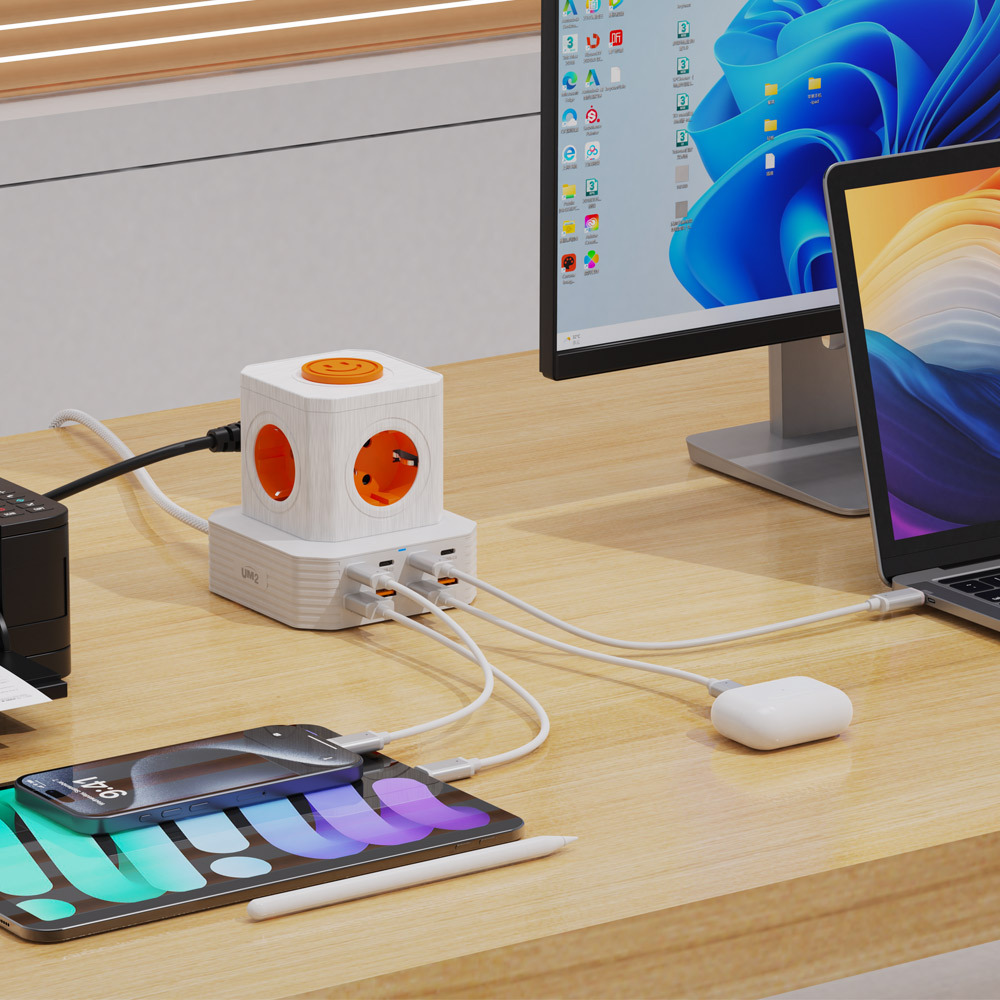 접지 타워 4000W 5구 멀티탭 65W C타입 PD USB 초고속멀티충전기 이미지 7