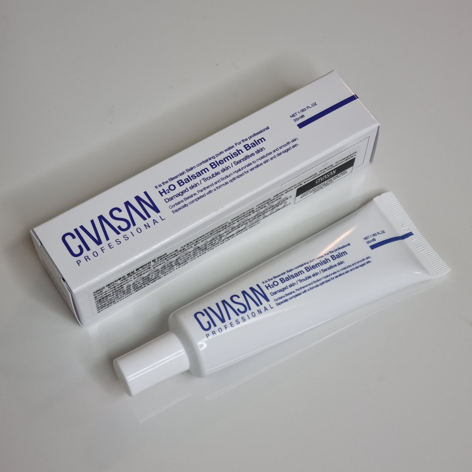 시바산 발삼물광비비 H2O블래미쉬밤 재생비비크림 쿨베이지, 35ml - 상세 이미지 2