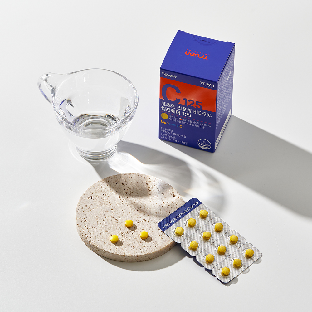 트루엔 셀프케어 리포좀 비타민C 리포조말 비타민씨 125mg 120캡슐 4박스 - 상세 이미지 5