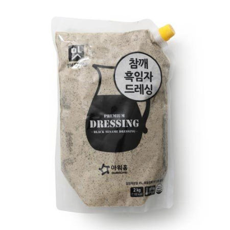 냉장 아워홈 행복한맛남 참깨흑임자 드레싱 2kg