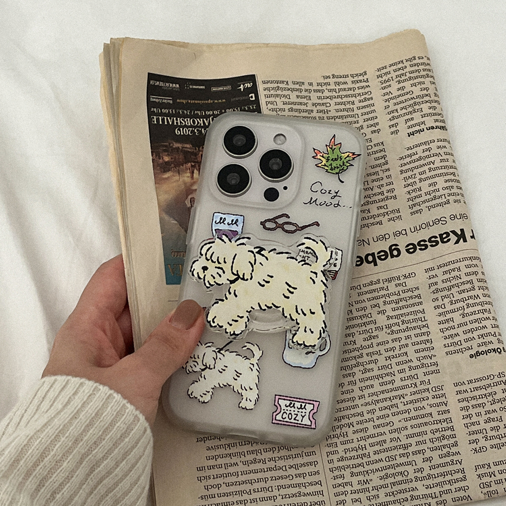 cozy puppy 디자인 [아크릴스마트톡] - 상세 이미지 4