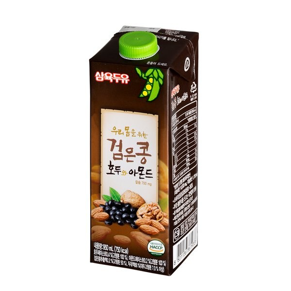 GIBONN 삼육식품 검은콩 호두와 아몬드 950ml 12팩 : NAMUZIB
