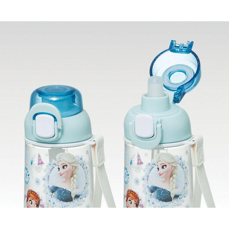 [발주상품 2~4 영업일 후 발송예정] 스케이터 겨울왕국 캐릭터 원푸쉬 스트로 보틀 600ml PSHPO6 - 주방·식기 - 하카타몰
